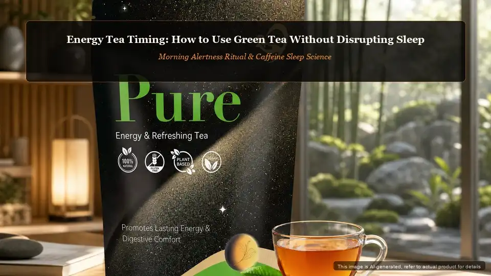 Energy Tea Timing: How to Use Green Tea Without Disrupting Sleep